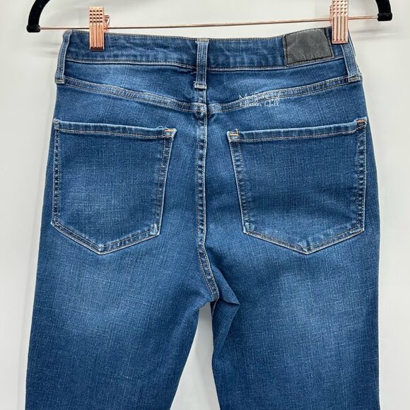 Aeropostale Button Fly Flex Effects Super High Rise Crop Jeans Size 25 - Picture 3 of 5